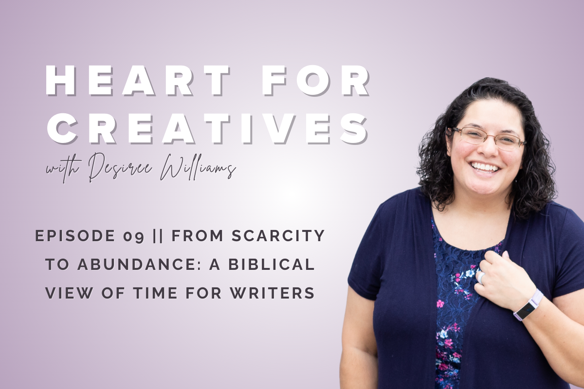 podcast episode discussing A Biblical View of Time for Writers